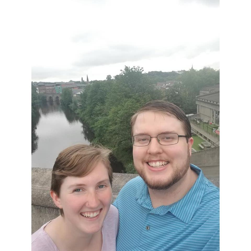 Durham, Nick visits Sara in England, summer 2019