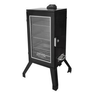30 in. Digital Electric Smoker with Window in Black