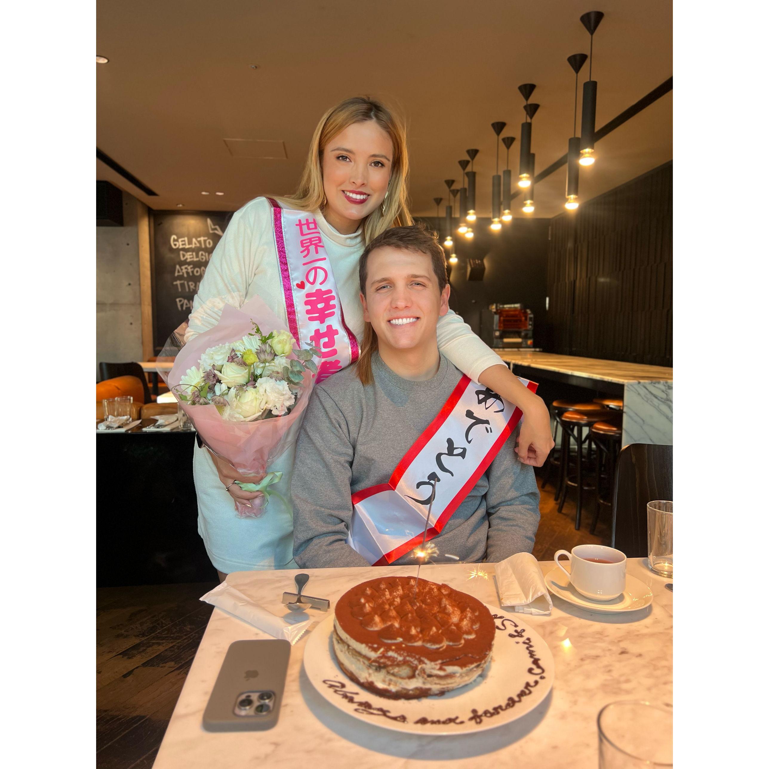 Engagement celebration, Tokyo, 2023