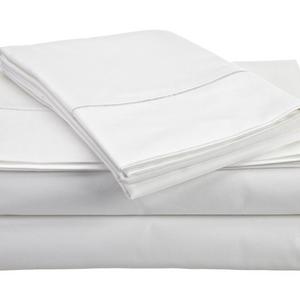 Chateau Home Collection 800-Thread-Count Egyptian Cotton Deep Pocket Sateen Weave Queen Sheet Set, White