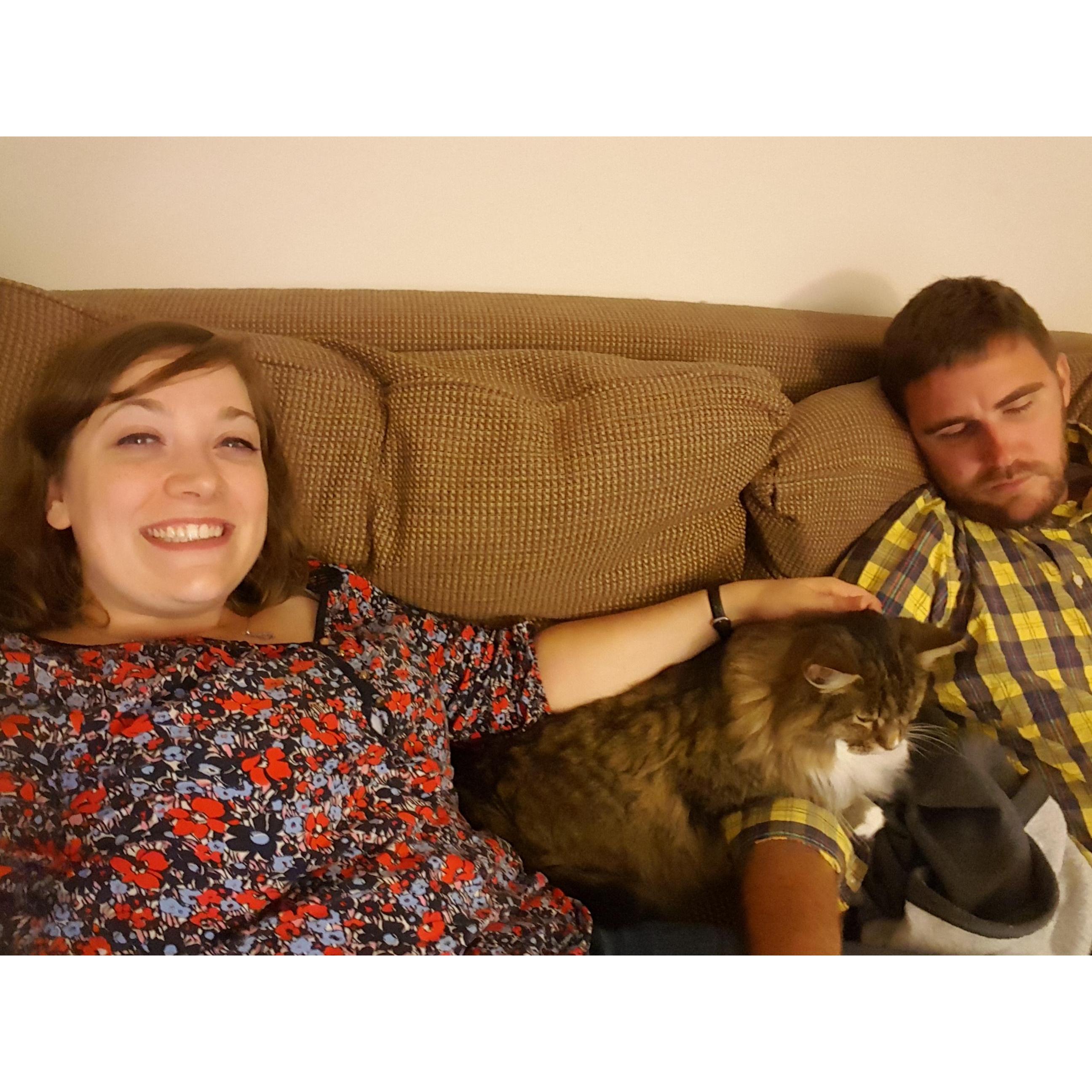 Family cuddle party