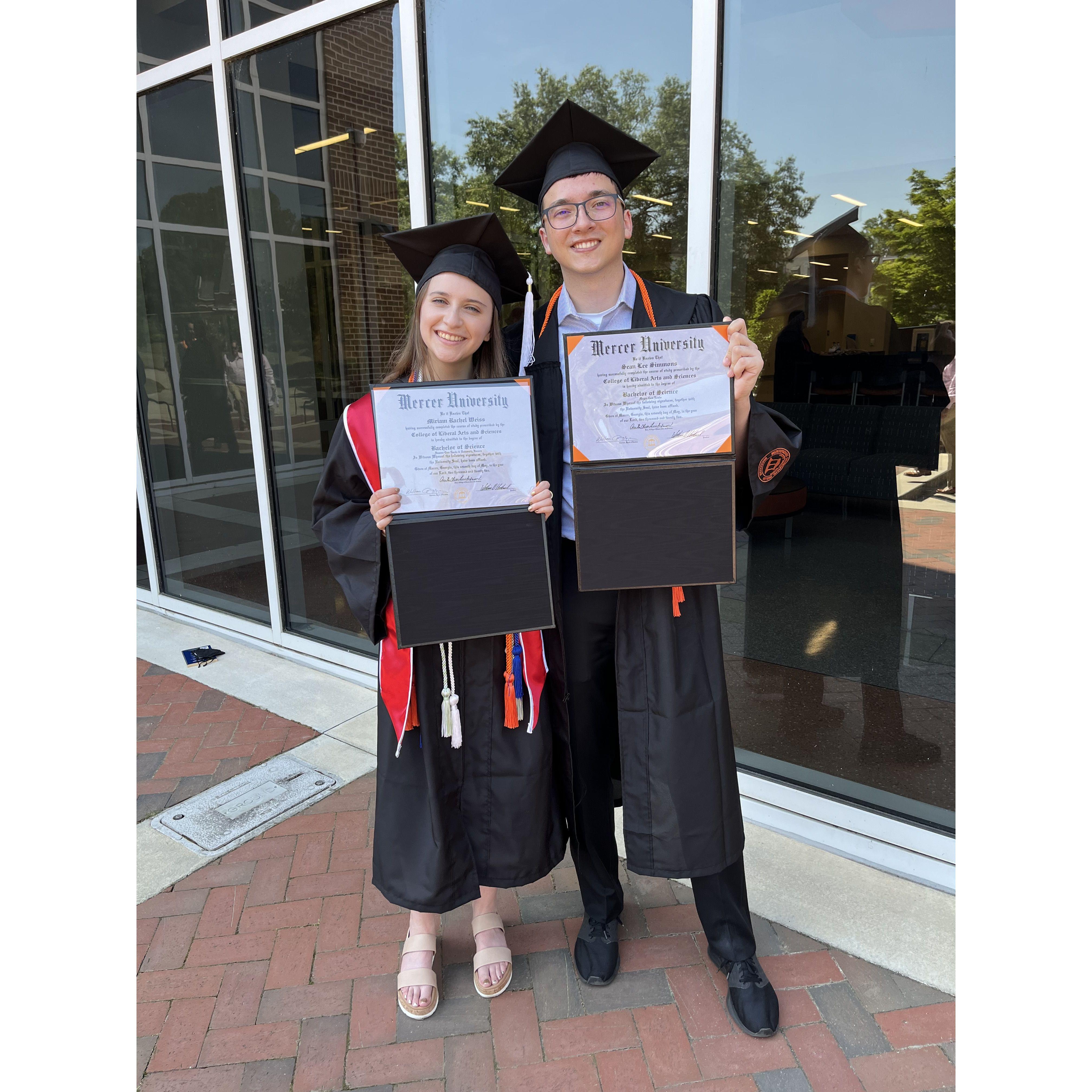 Our college graduation!