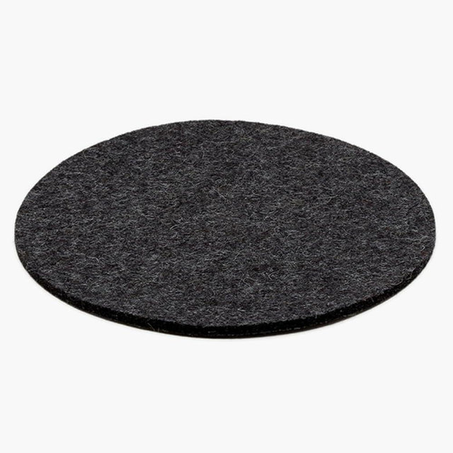 Graf Lantz - Trivets for Hot Dishes - Heat Resistant 100% Merino Wool - Hot Pads for Kitchen, Countertops, Tables, Sizzling Dishes, Pots & Pans - Home Decor, Kitchen Accessories - 10", Charcoal