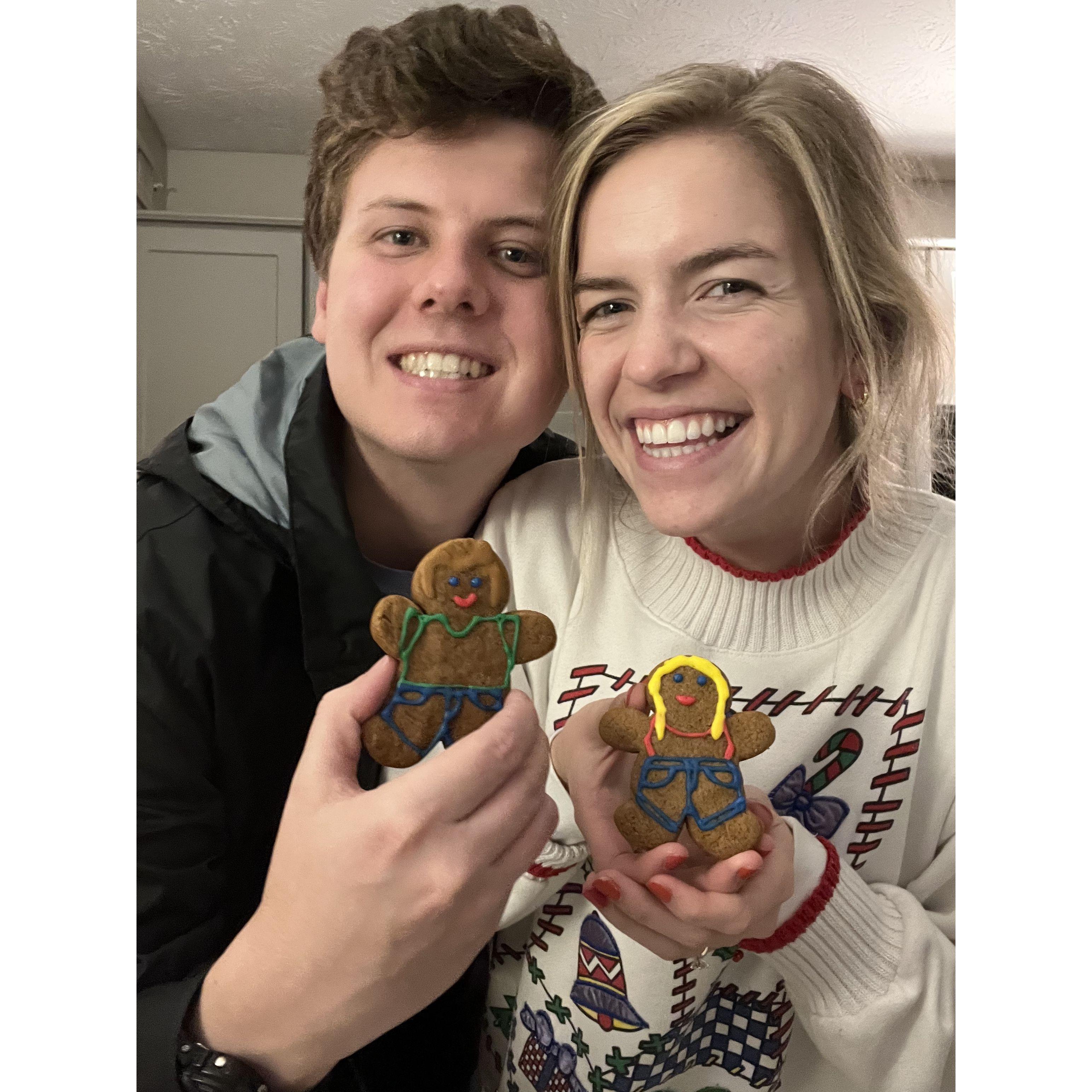 Homemade gingerbread cookies, yum! December 2022