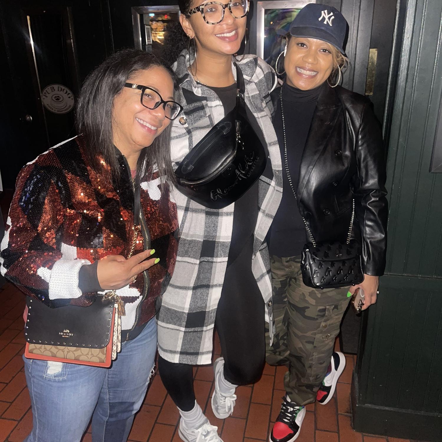 My sisters and I out enjoying life !