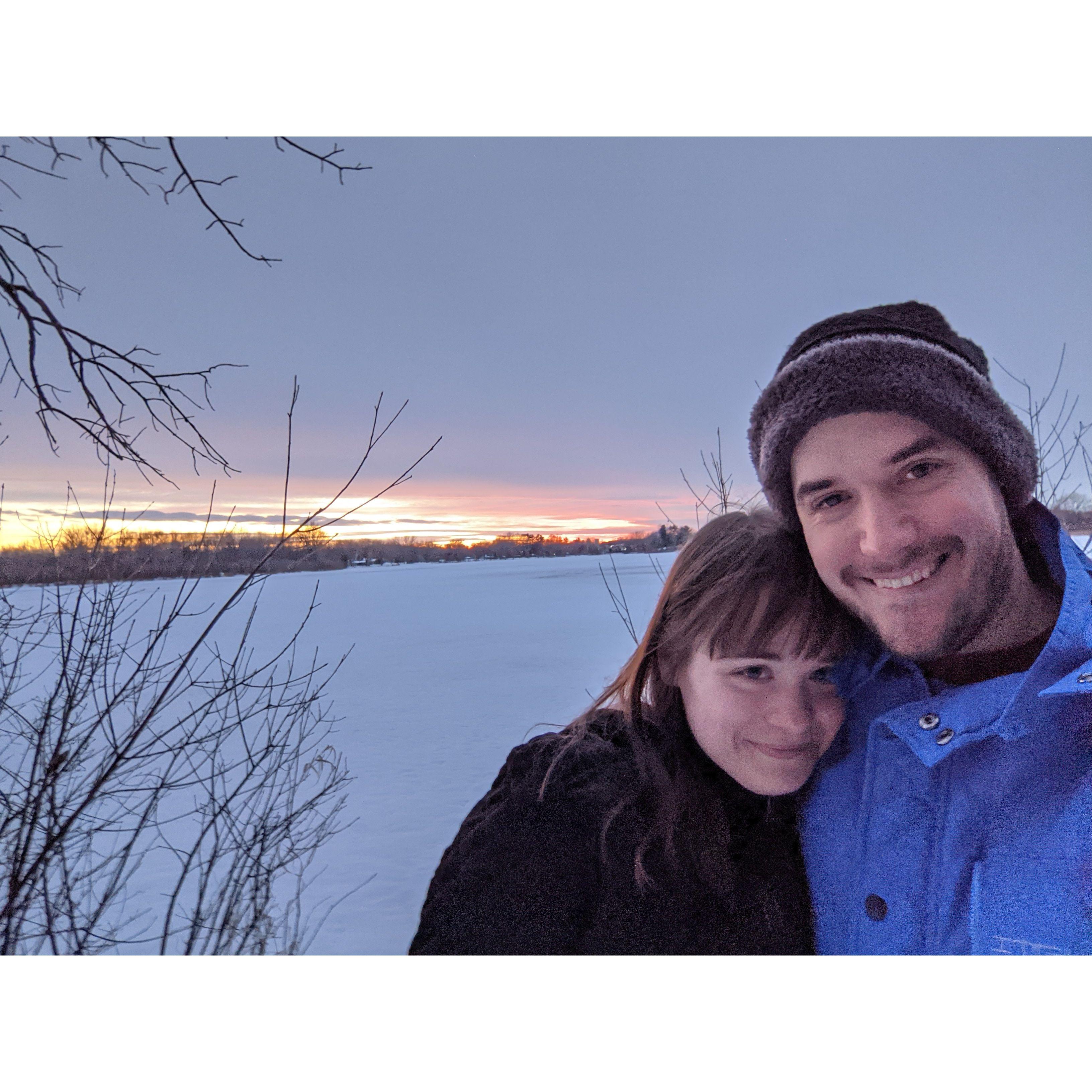 Our first picture together