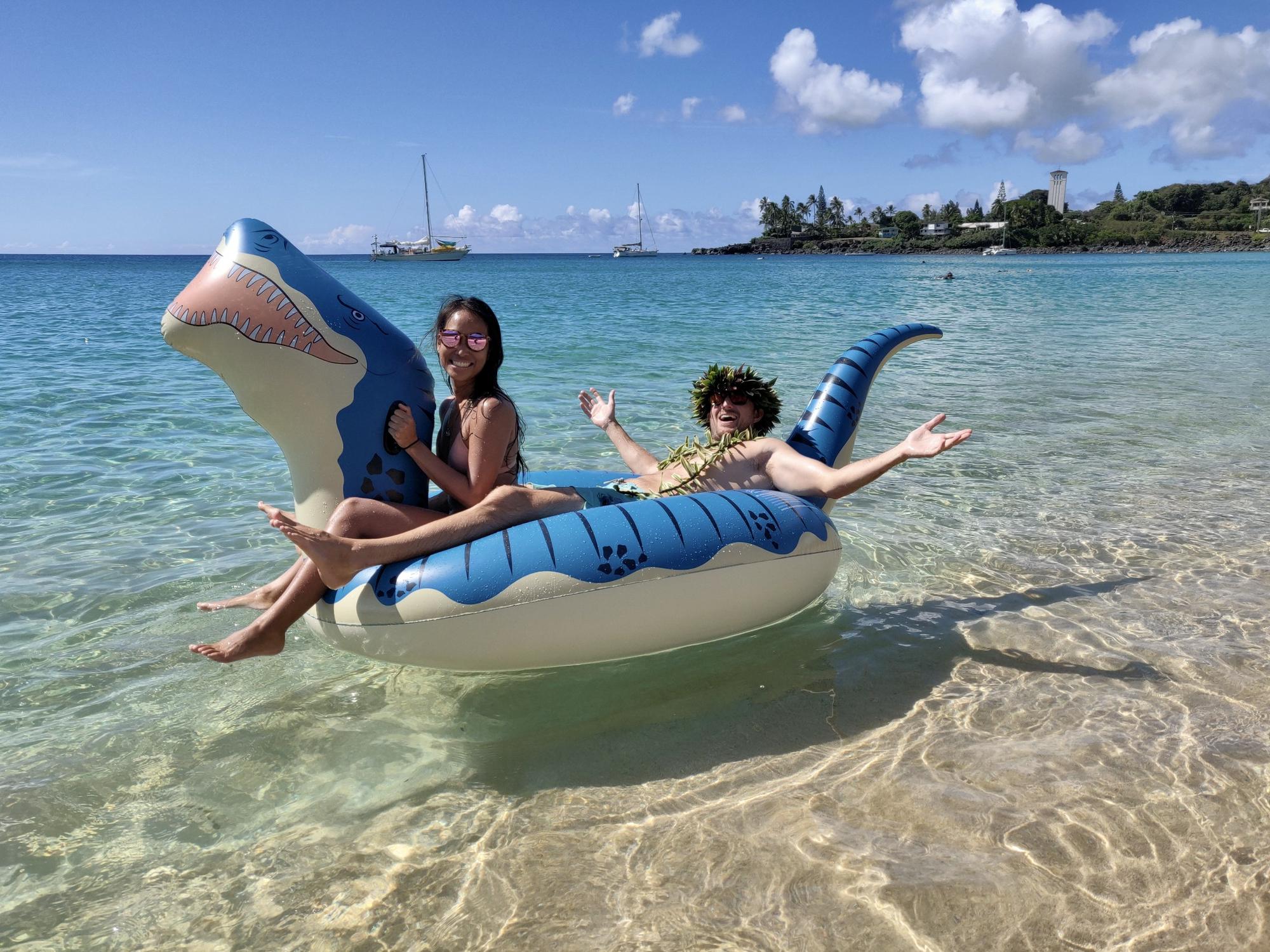 When it’s your birthday, you get to ride T-Rex