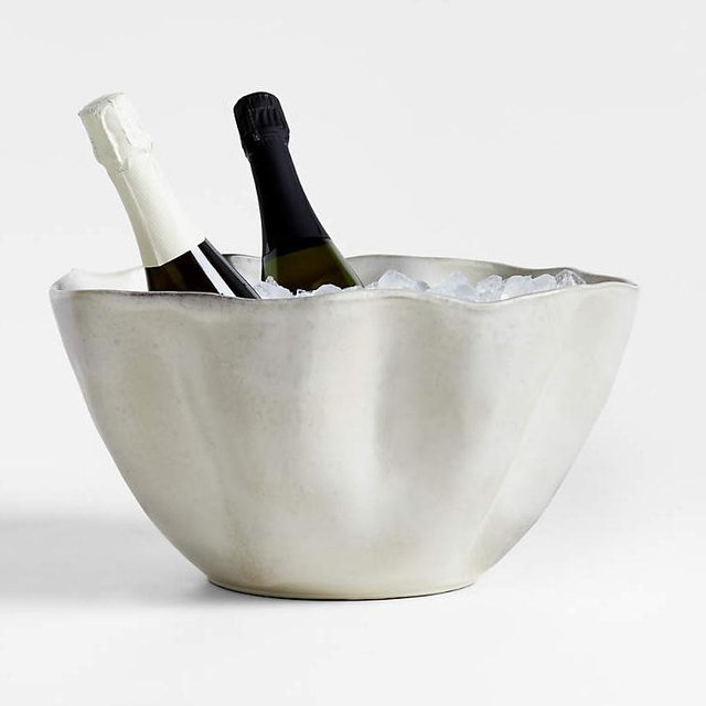 Crate & Barrel - Carmel Ceramic Beverage Tub by Gaby Dalkin