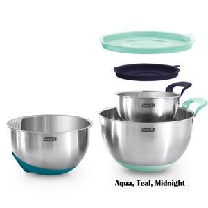 Stainless Steel Mixing Bowls & Lids | 1.5 QT, 3 QT, 5 QT | Dash