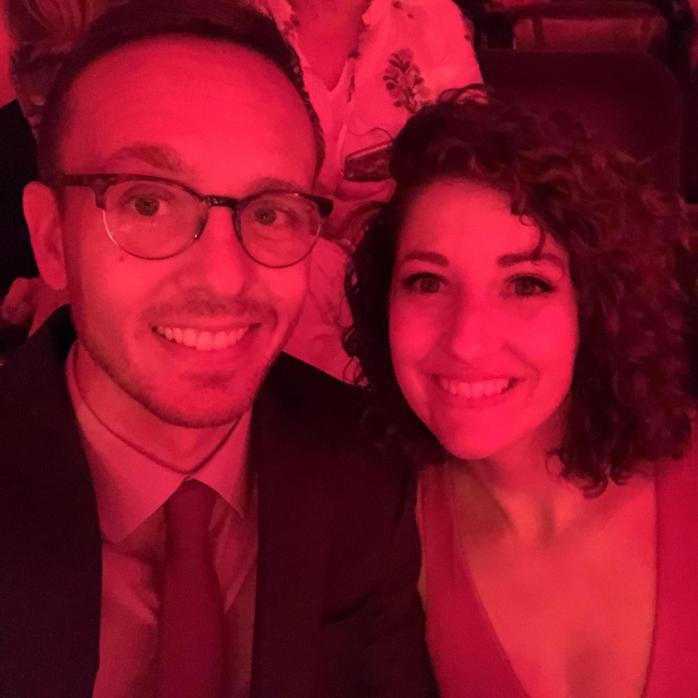 Seeing Moulin Rouge's first preview on Broadway for Kate's birthday in 2019.