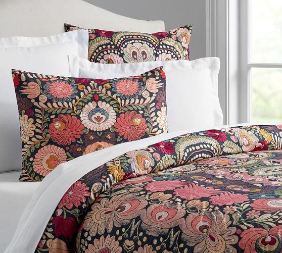 Helena Printed King Duvet Cover