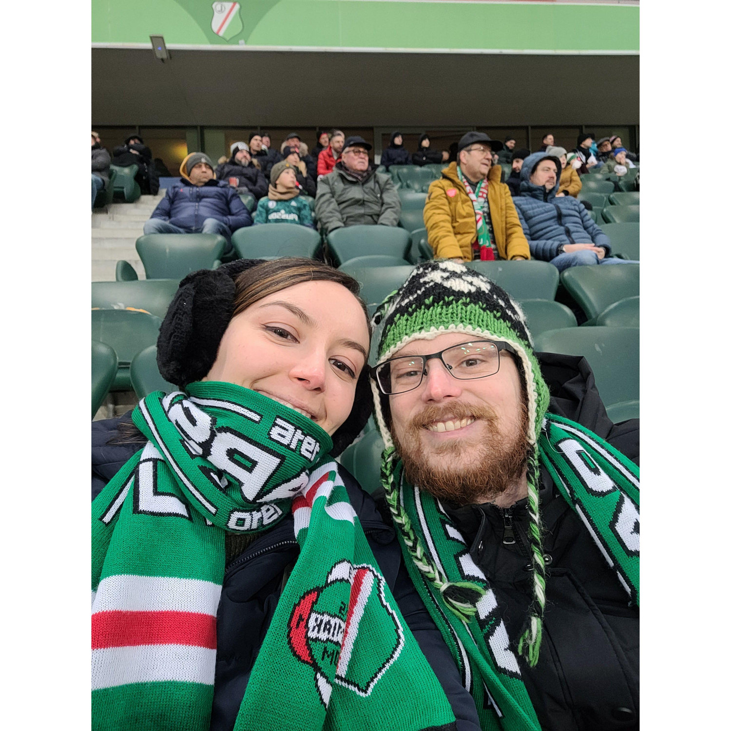 Showing our Legia Warszawa pride.