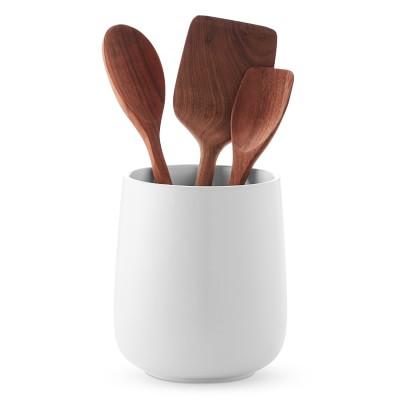 Matte White Utensil Holder