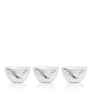 ProunaMarble Nut/Olive Bowls, Set of 3