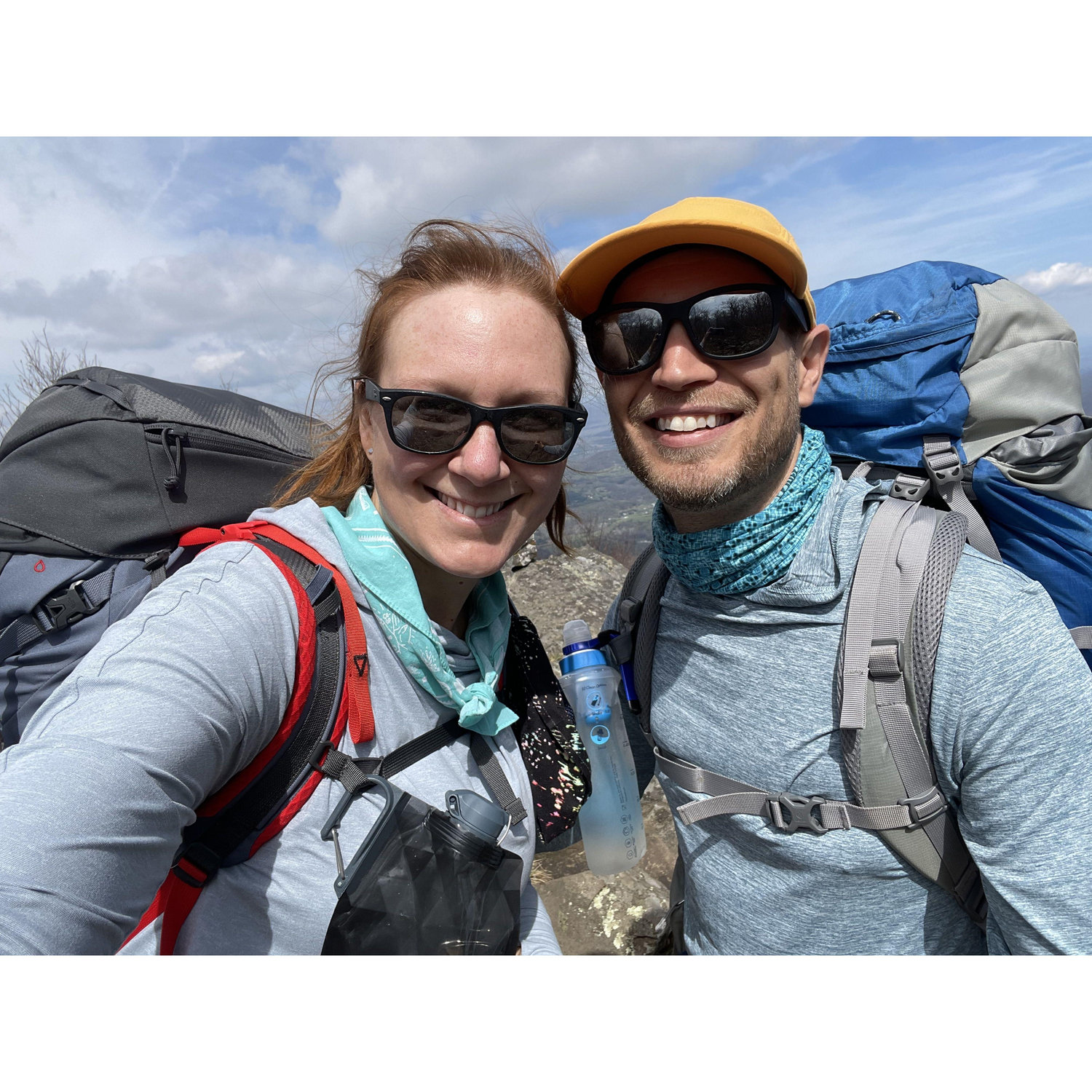 April 2022 and hiking a section of the Appalachian Trail together