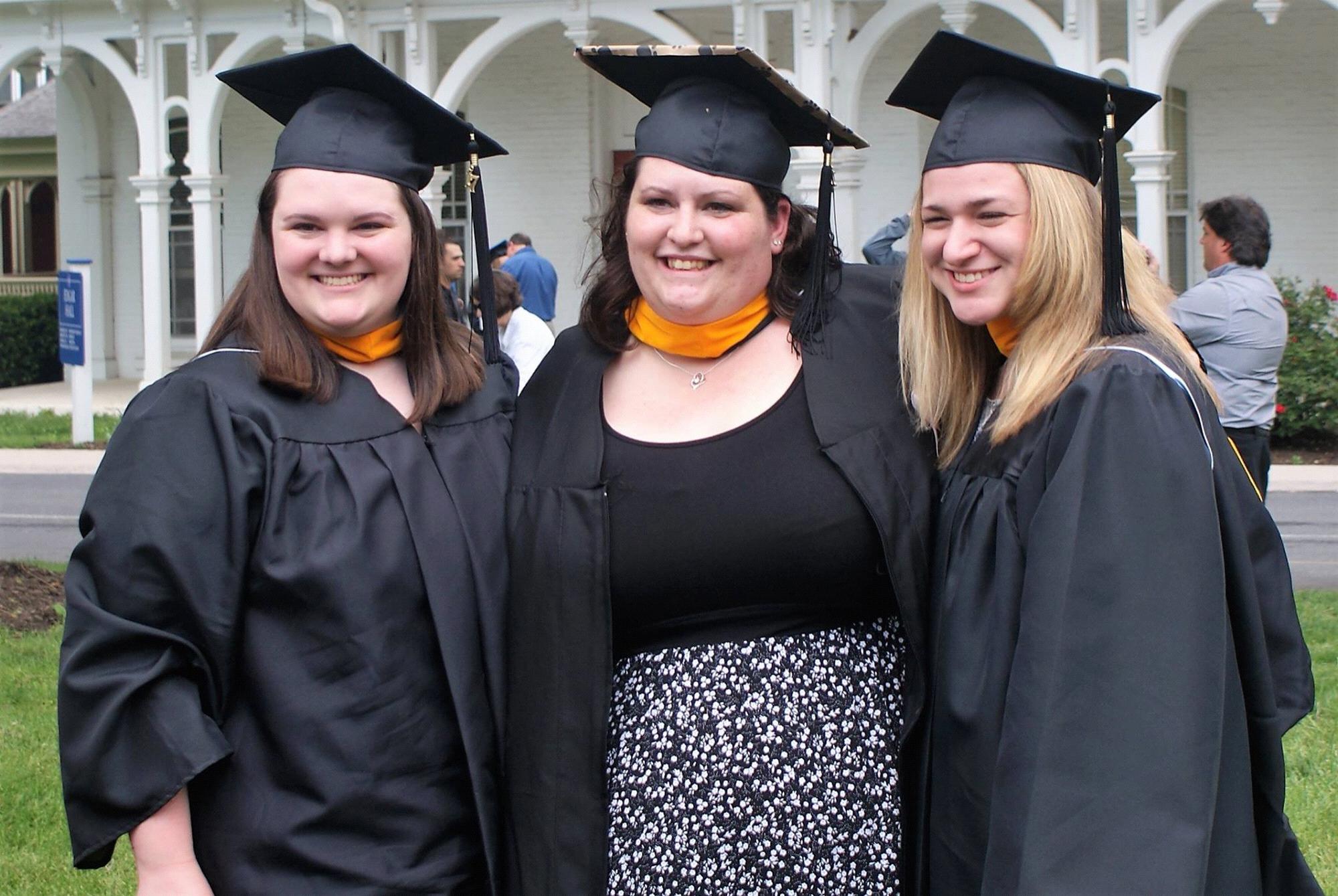 Joanne, Kelsey & Eileen — Wilson College graduation May 2017