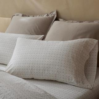 Organic Print Percale 4-Piece Sheet Set