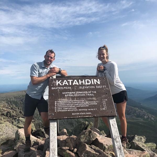 He suggested the next hike be Katahdin with it's "knife edge" trail.