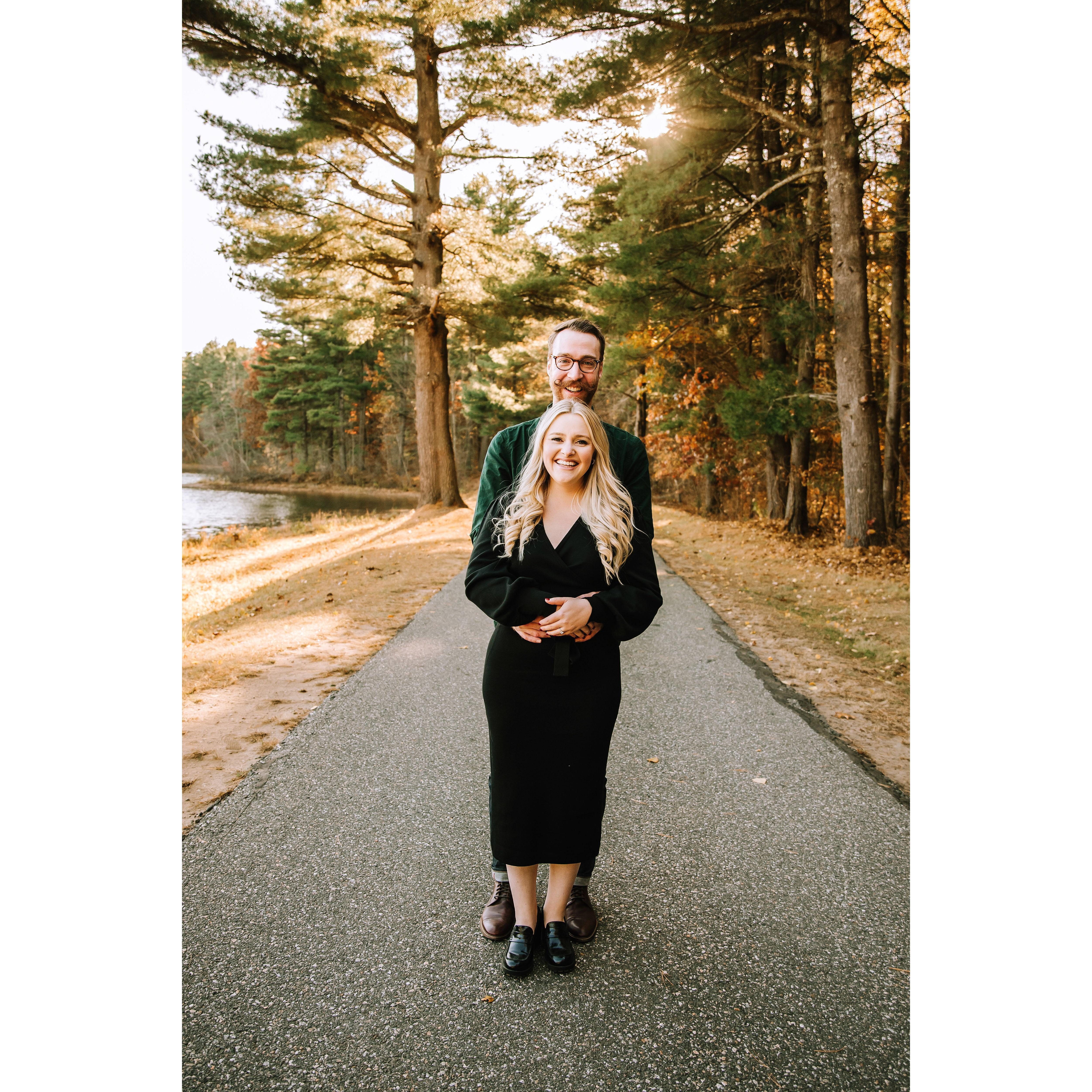 2024- From our engagement photoshoot! PC: Jenna Lynn