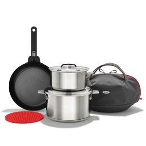 OXO Outdoor Camp Cookware Set with Travel Bag