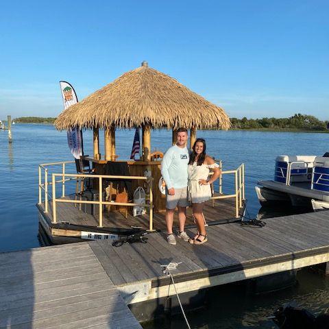 Sean surprised Justine with a Tiki Cruise in Beaufort. This sparked their interest in getting a boat!