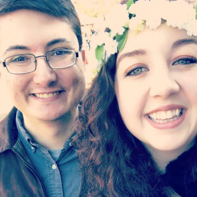 I bought her a flower crown, Carolina Renaissance Festival, November 2018