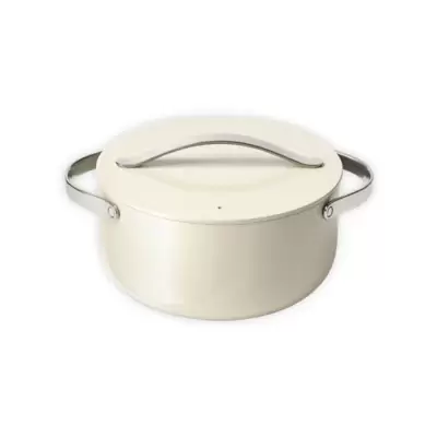 Caraway Ceramic Nonstick 6.5 qt. Aluminum Dutch Oven in Grey