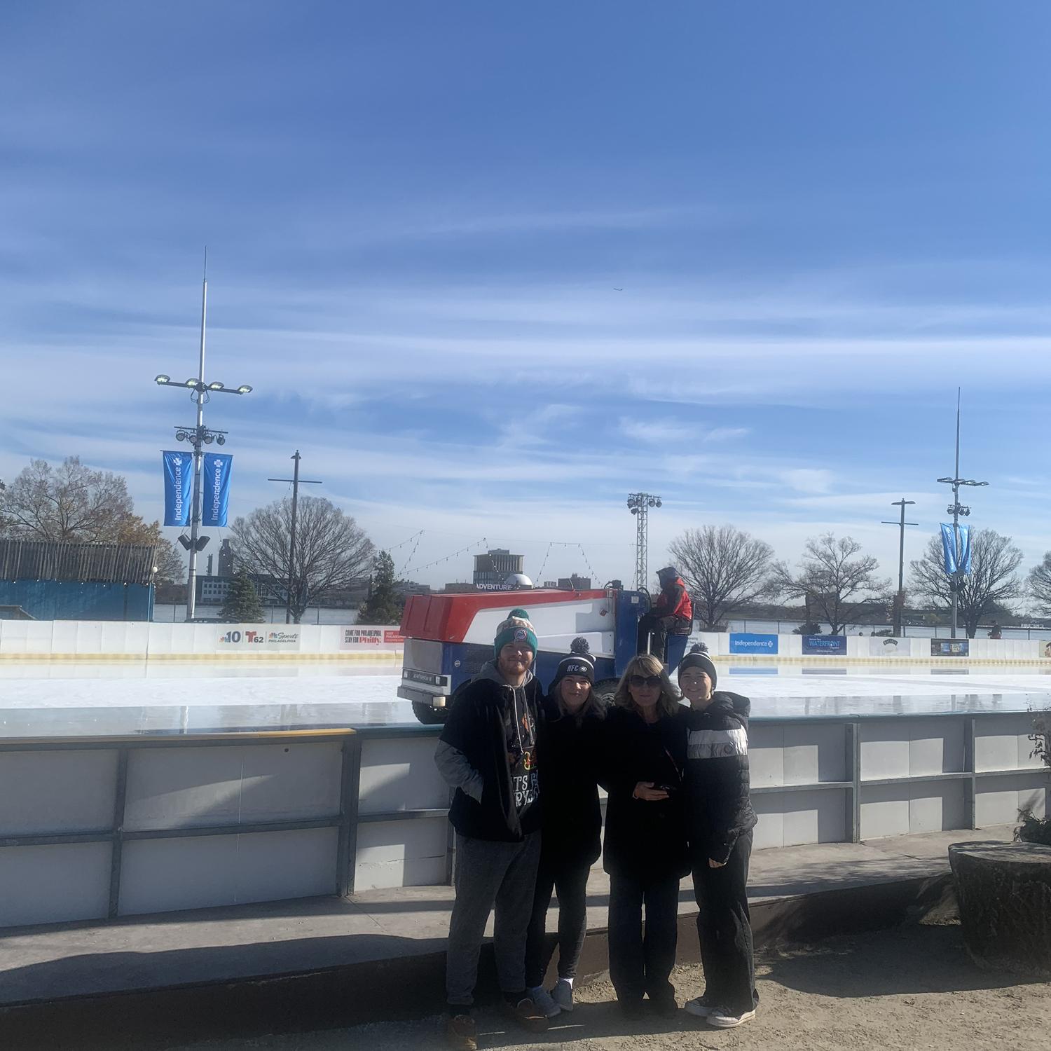 Ice skating weekend in Philly