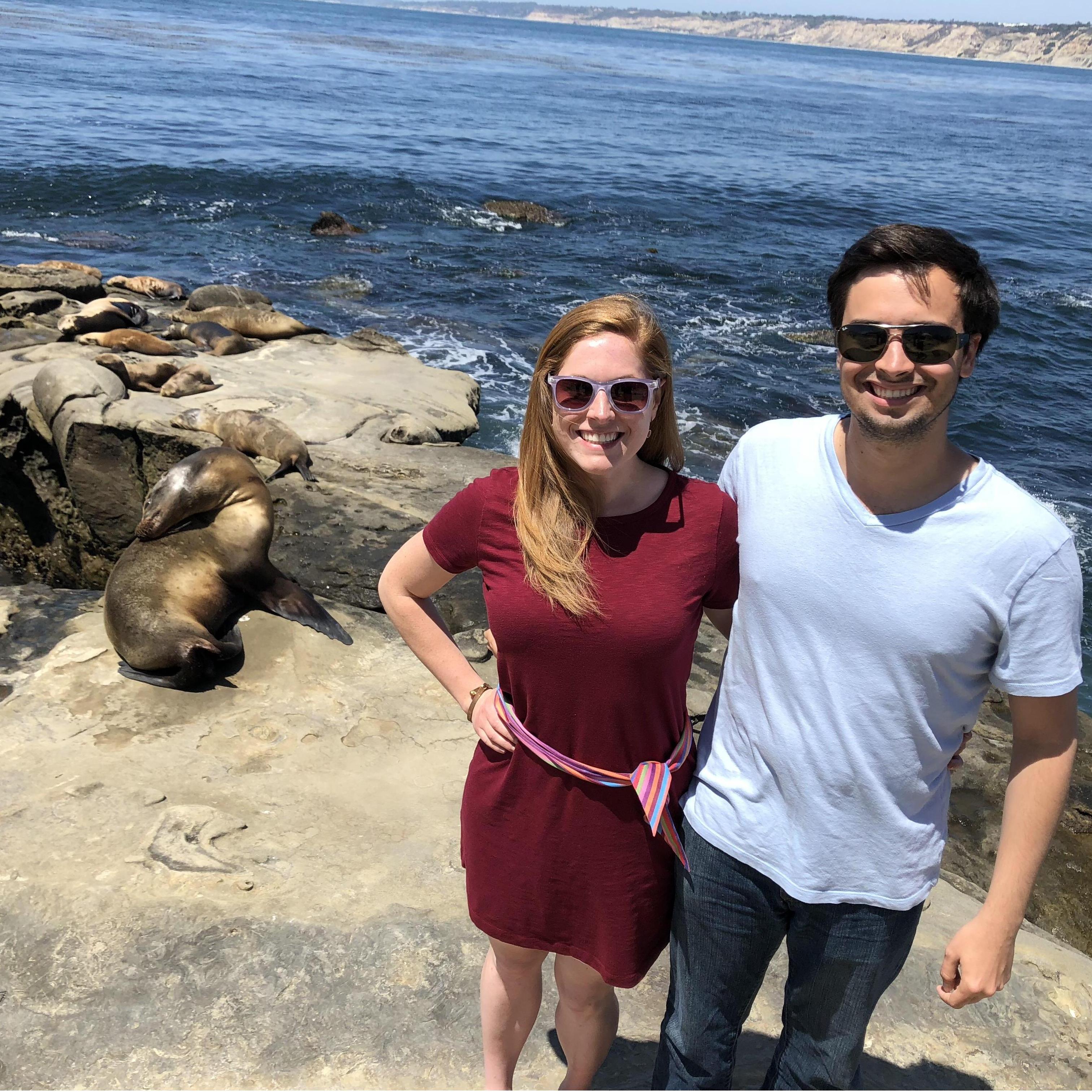 June 2018, La Jolla, CA: First family trip together!