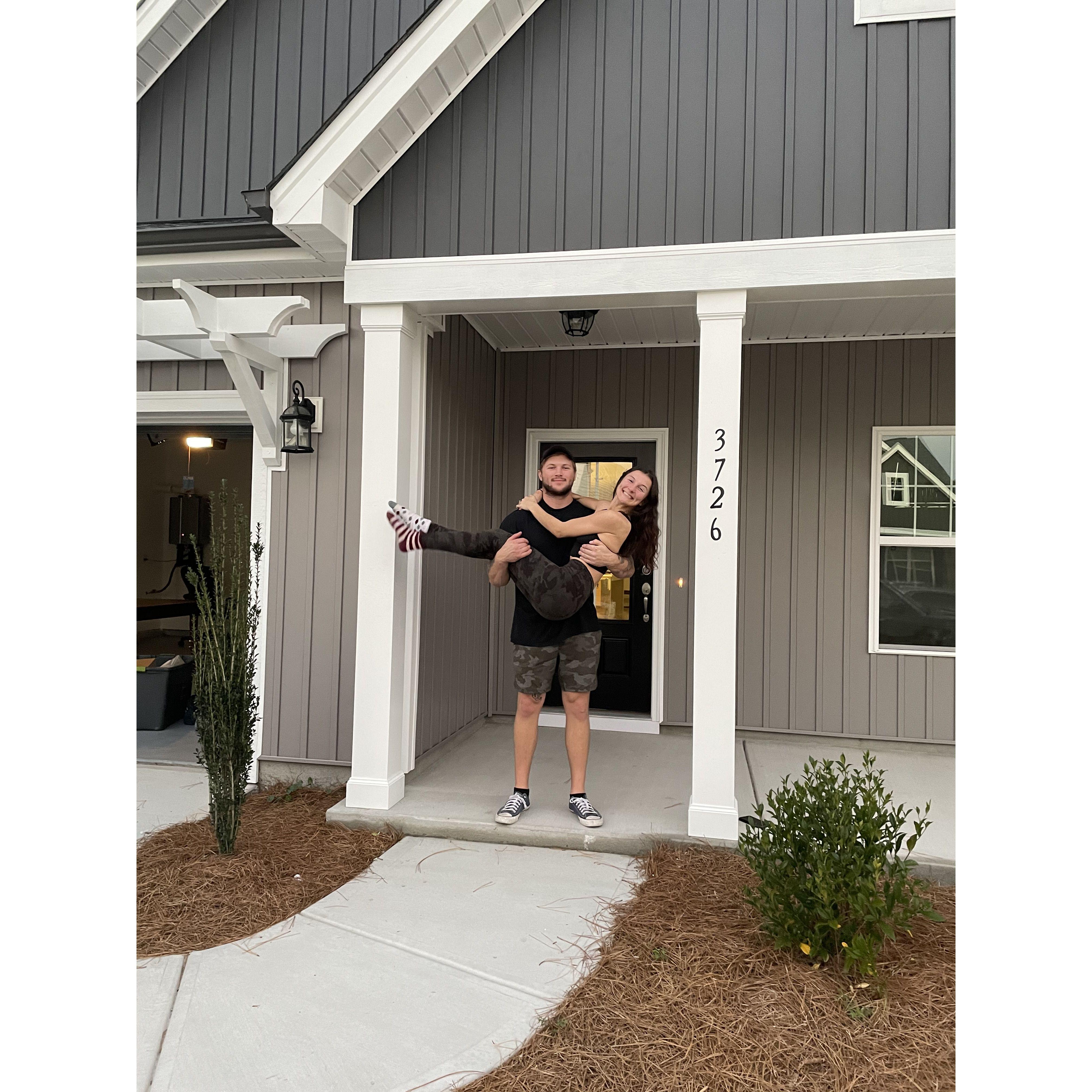 Our first home together