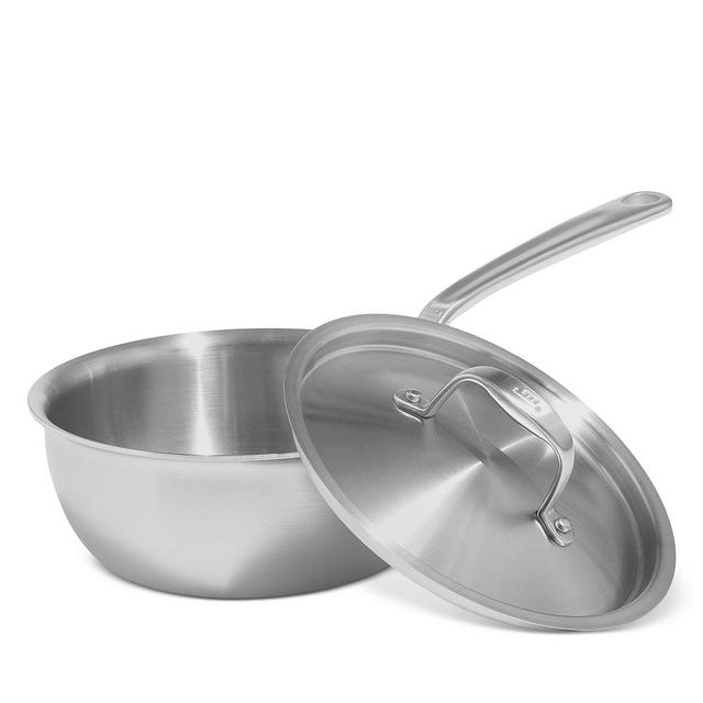 Made In 5 Ply Stainless Clad 2 Qt. Saucier and Lid