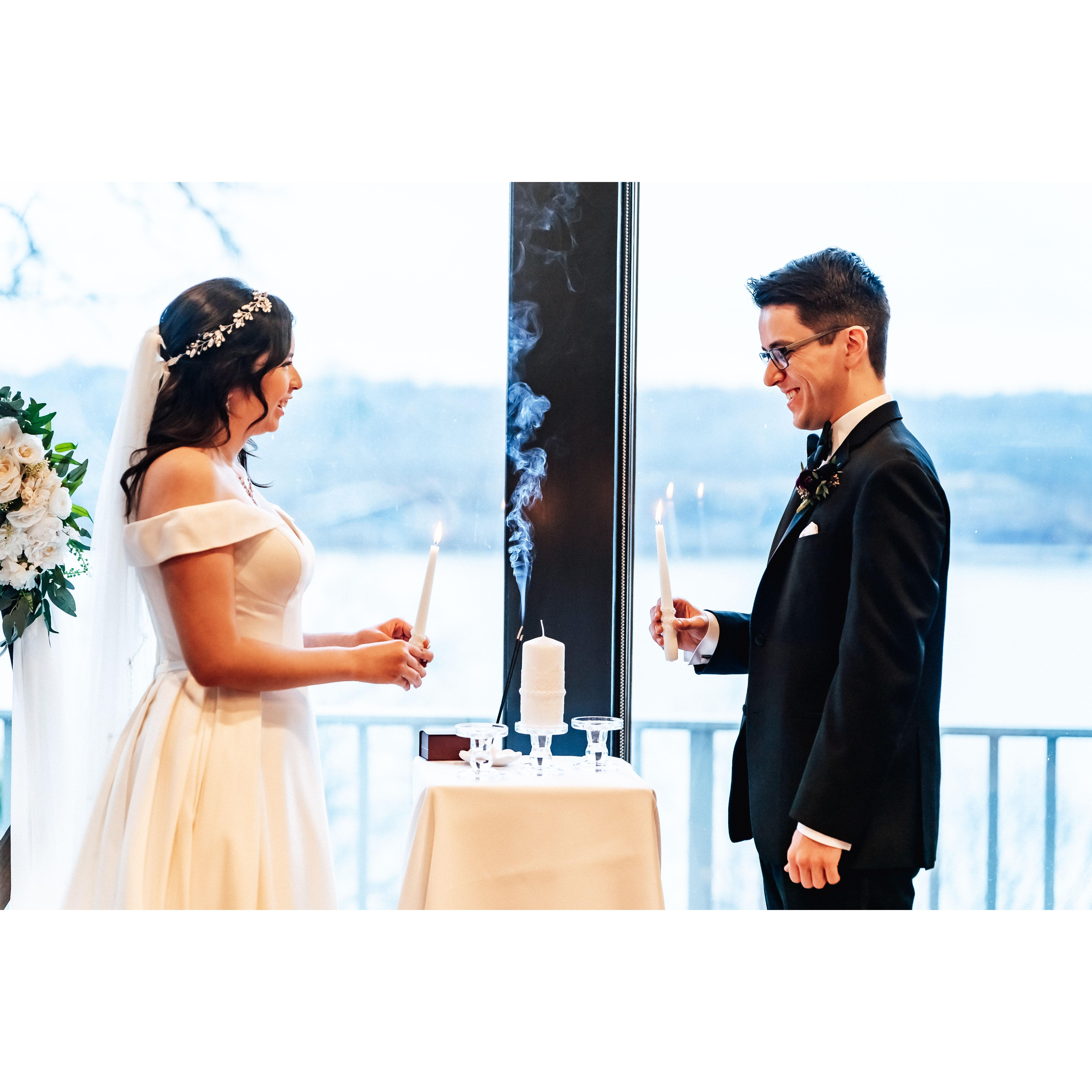 Private ceremony, December, 2023