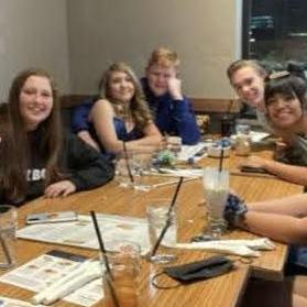 After prom dinner at iHOP