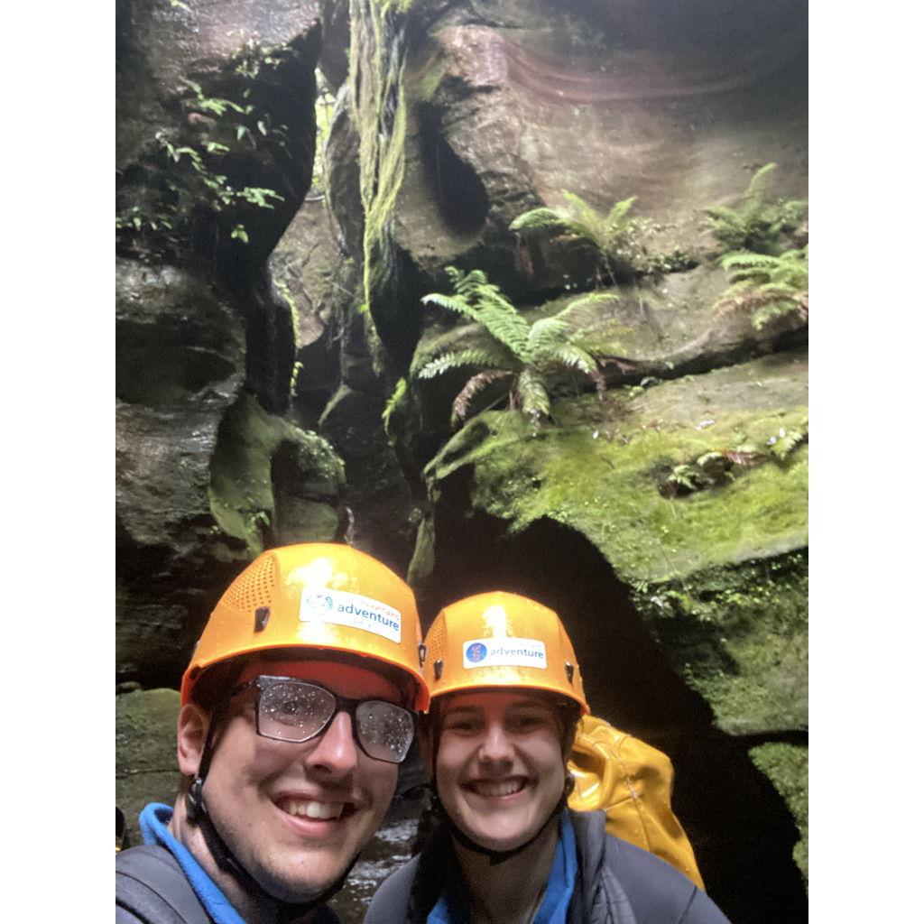 During our Australia trip, we did a canyoning trip in the Blue Mountains which was an incredible way to see a world heritage site!