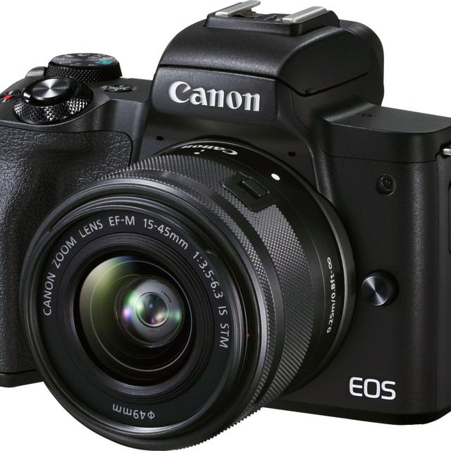 Canon - EOS M50 Mark II Mirrorless Camera with EF-M 15-45mm f/3.5-6.3 IS STM Zoom Lens - Black