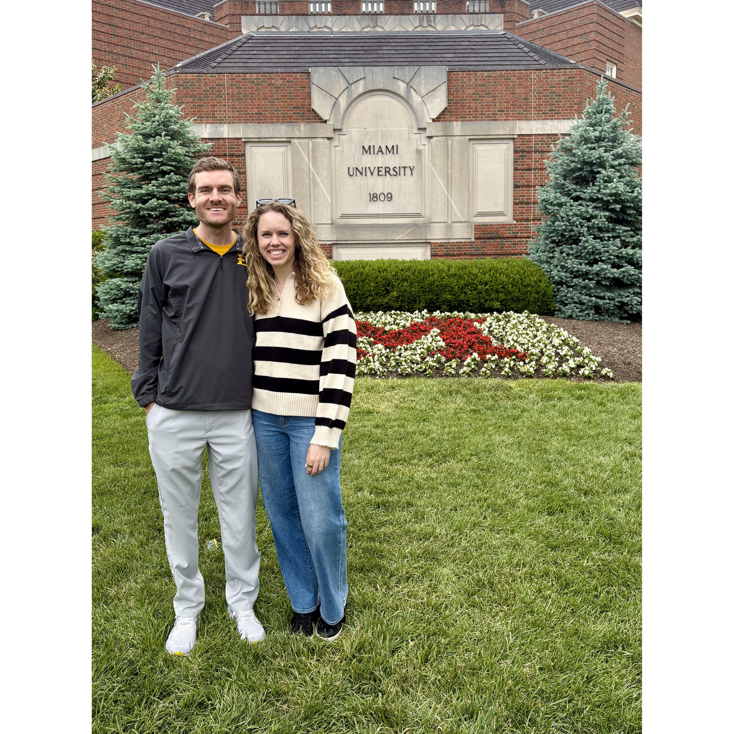 May 2025: Aunna took Adam to Miami University for the day (where she went to undergrad)