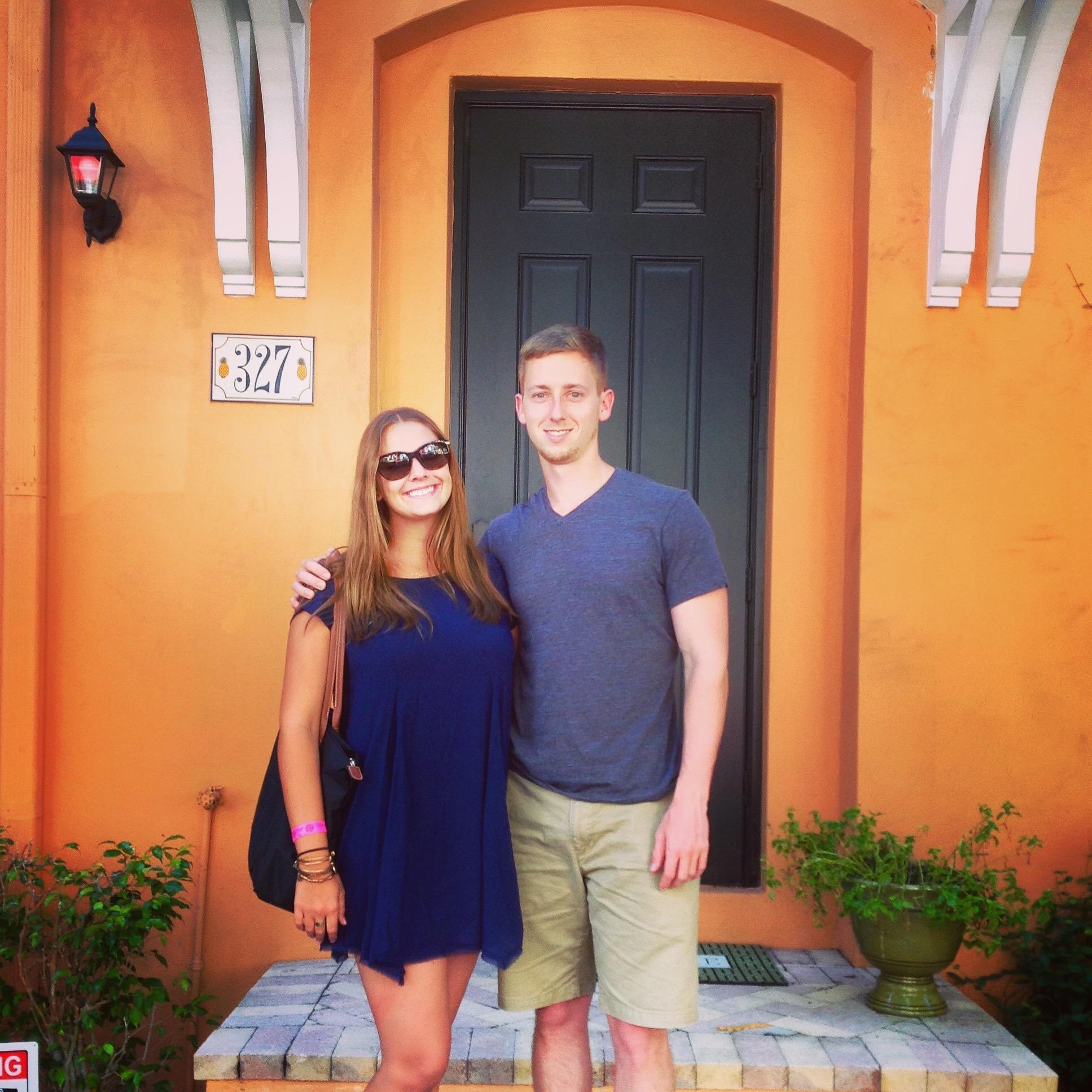 when we bought our house together