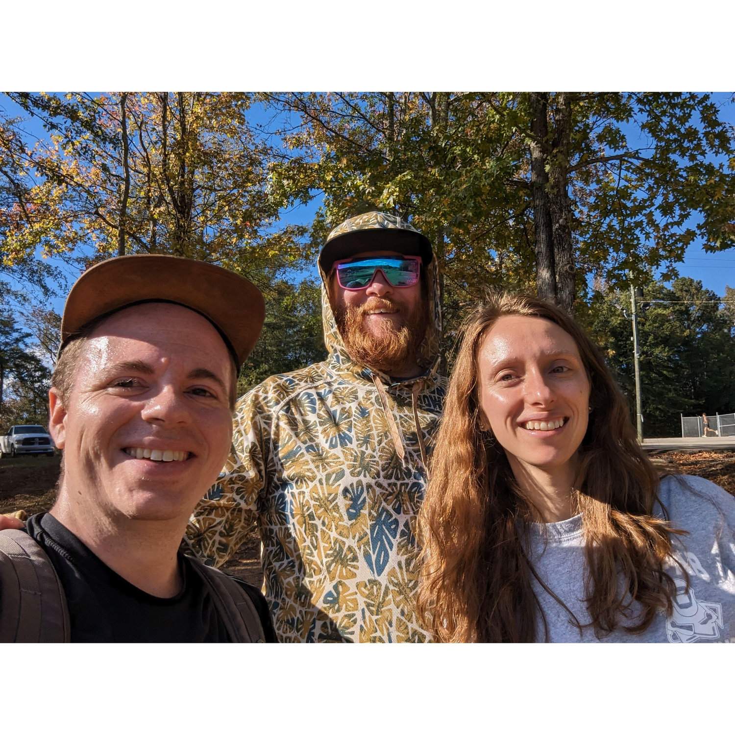 With our dear friend/old roommate Andy