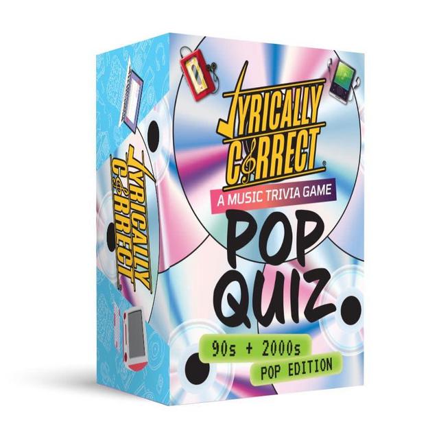 Lyrically Correct Music Trivia Card Game | Multi-Generational Family Gatherings, Adult Game Night and Fun Trivia (90's and 2000's Pop)