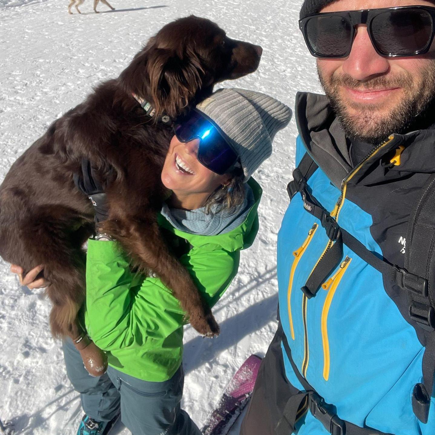 Fun days skiing with the dogs at one of our favorite spots