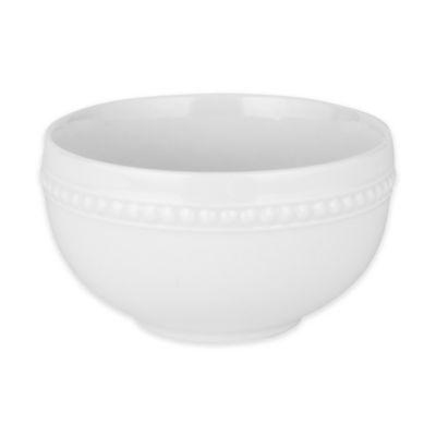 Everyday White® by Fitz and Floyd® Beaded Fruit Bowl