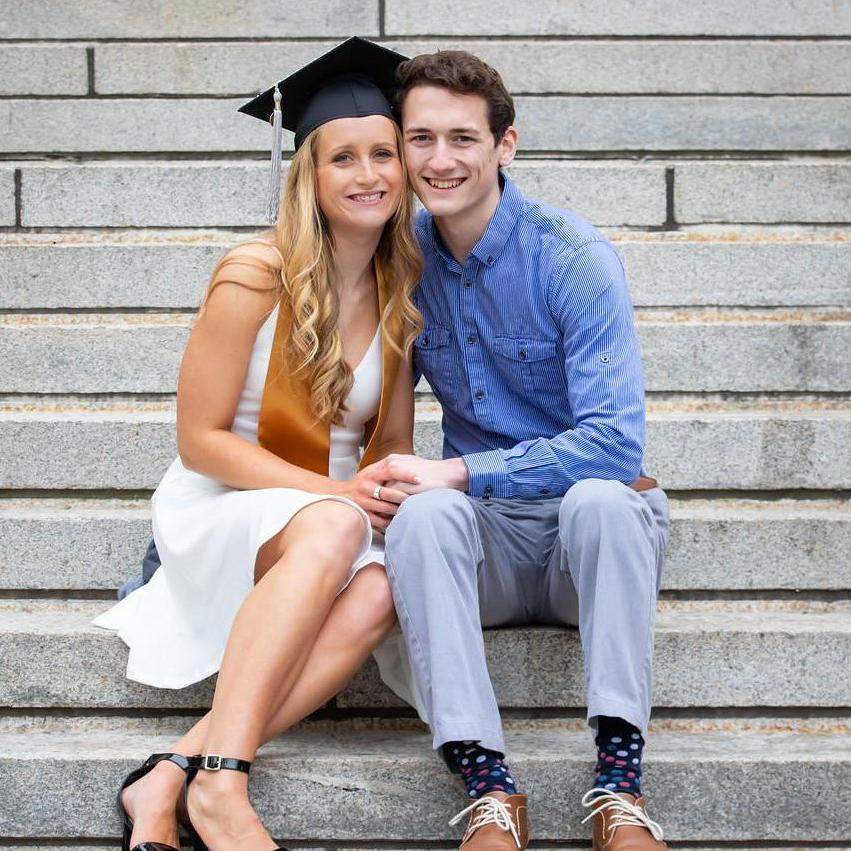 The day Maddie graduated from Purdue University!