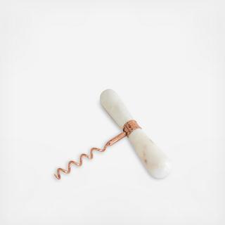 Marble & Copper Corkscrew