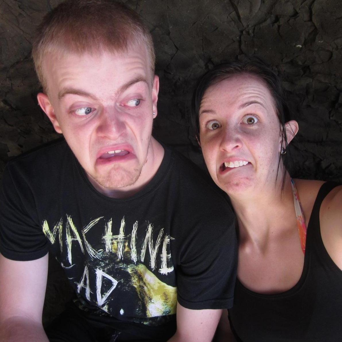 A very flattering photo of us both during a little Huia outing.
