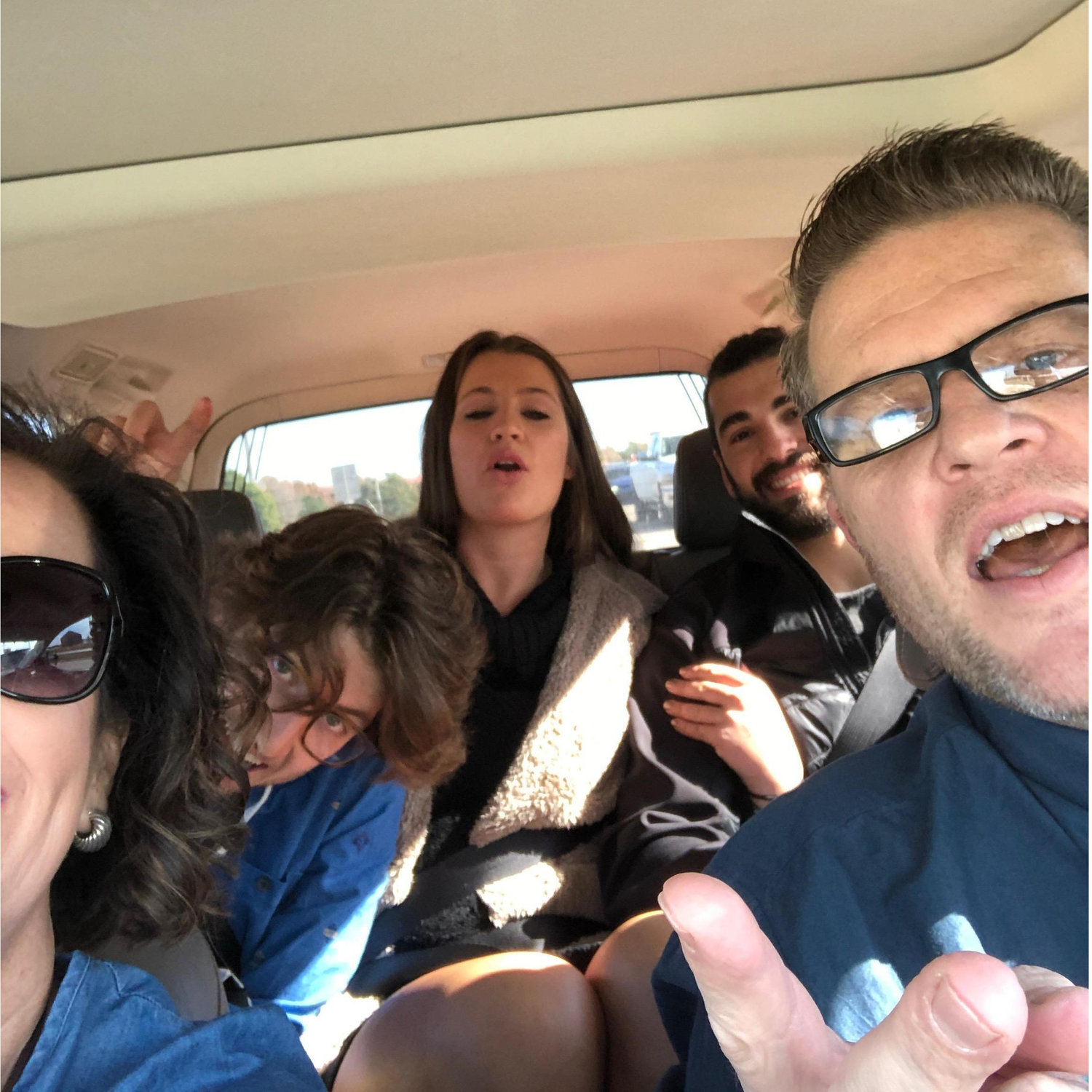 Matt's first Corff family holiday... For some reason he decided to stay around even after this...