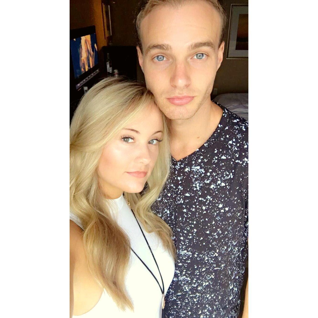 First concert together - Lance surprised me with tickets to my favorite artist, Drake <3