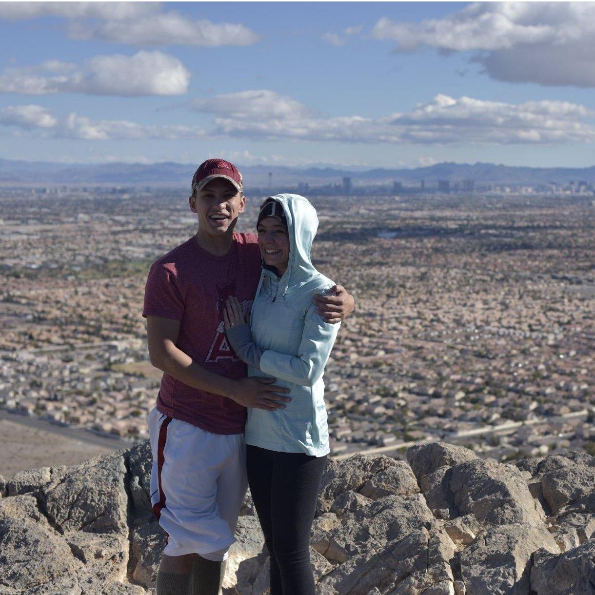 Lone Mountain, NV - where we got engaged