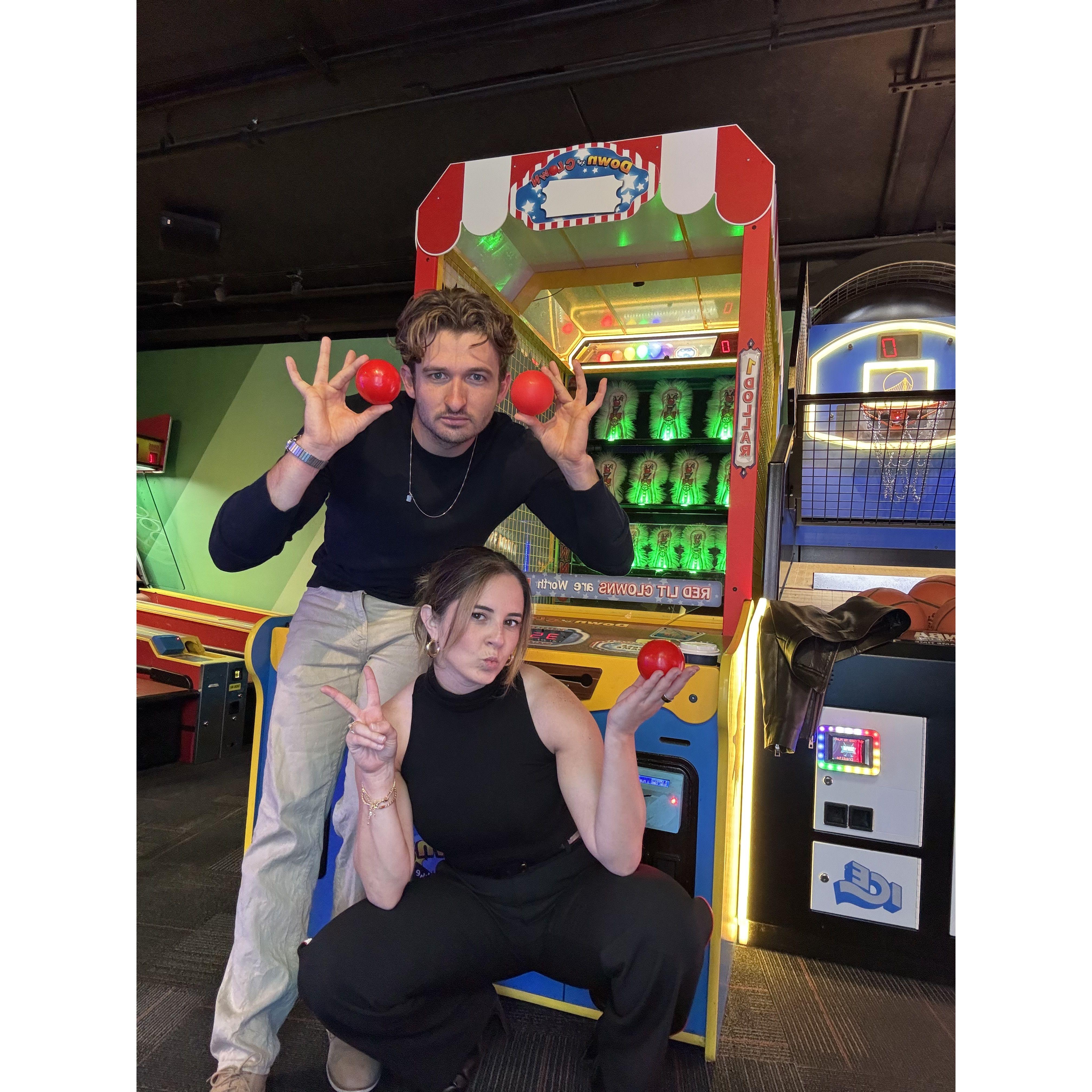 Proud to be the highest scorers of this game in Ghirardelli Square