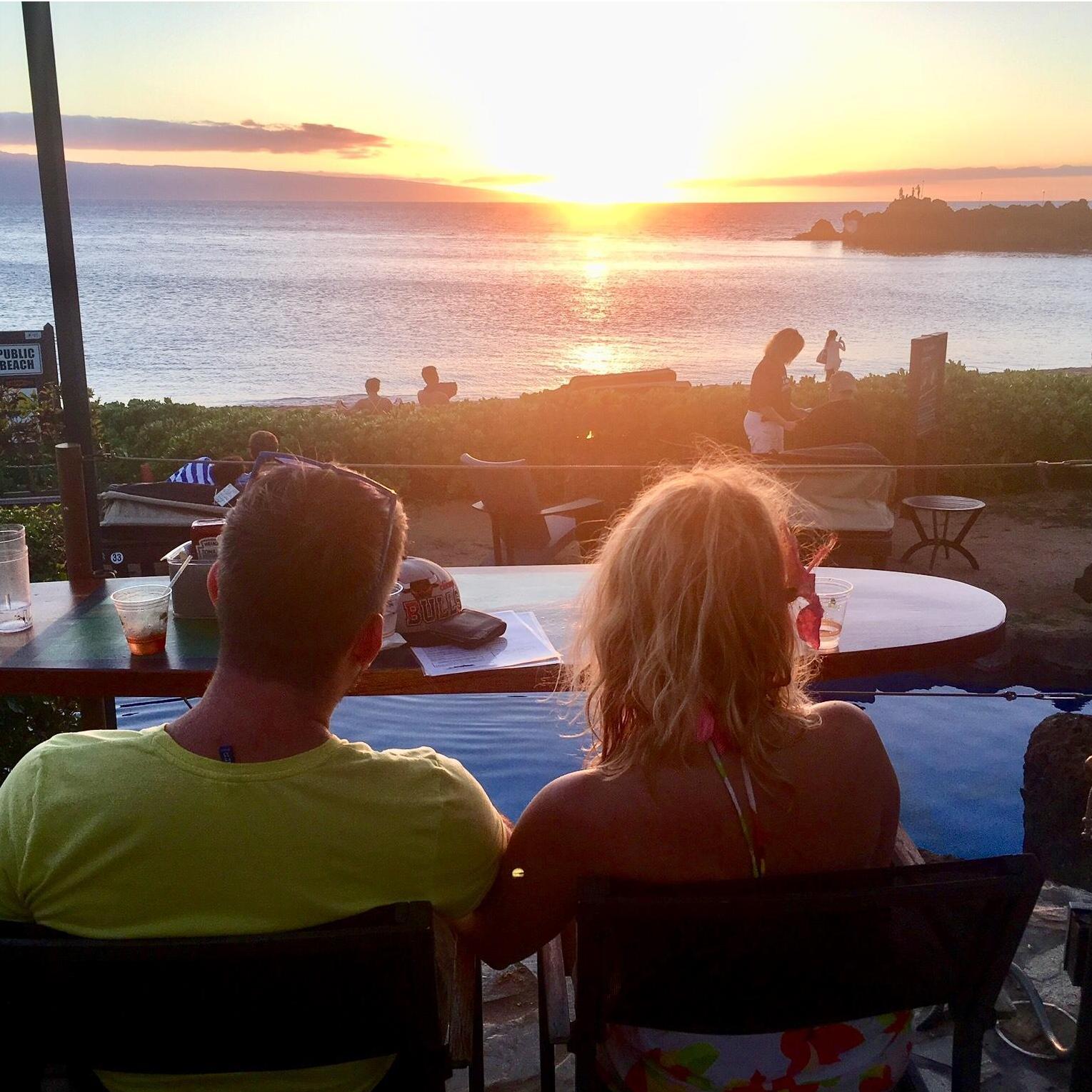 Catching sunsets.