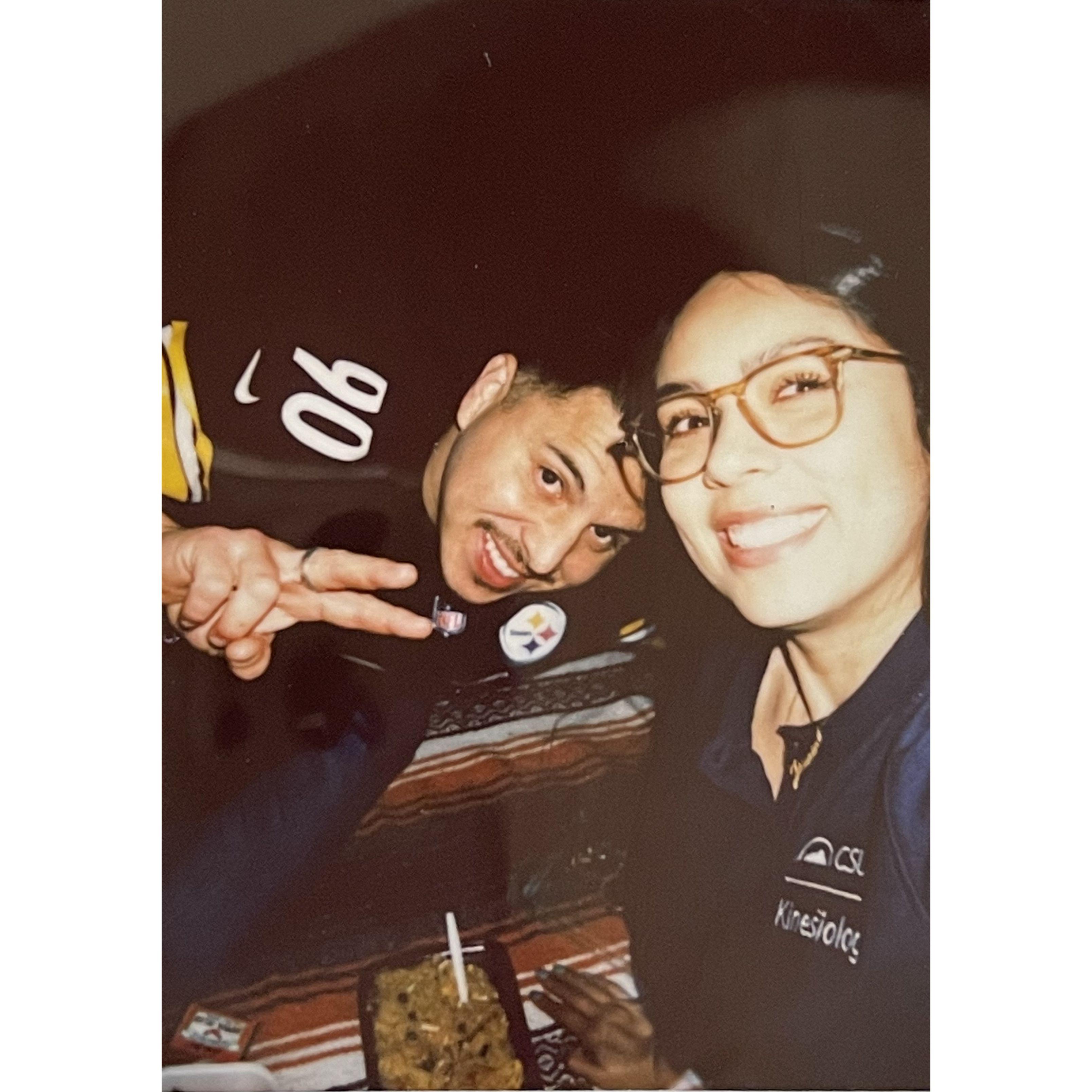 When we broke into a High School to have dinner on the football field and dressed up as a student "date".